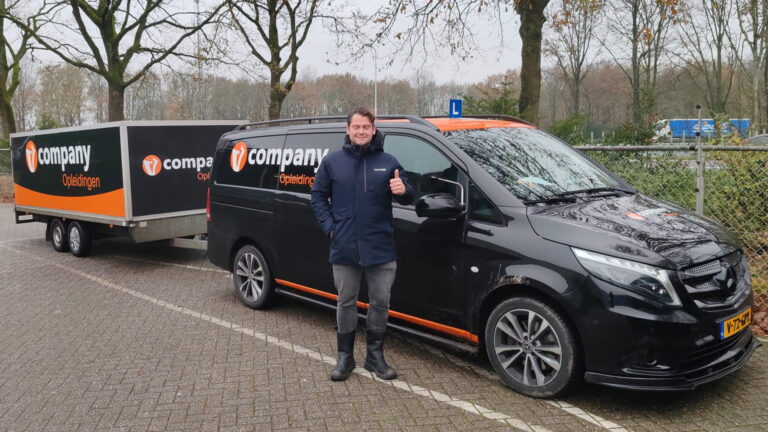 Geslaagde BE- rijbewijs Sem