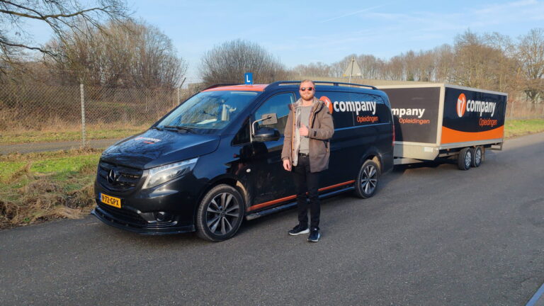 Geslaagde BE- rijbewijs - Rick